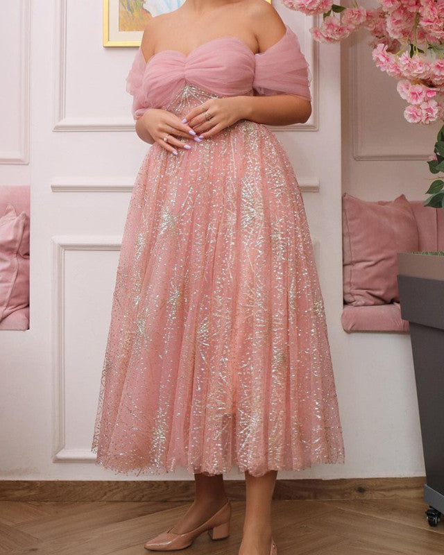 Celestial Pink Sparkly Homecoming Dress Lisposa Celestial Pink Sparkly Homecoming Dress Lisposa