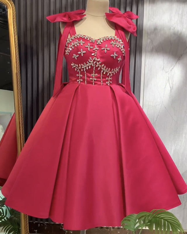 Hot Pink Homecoming Dress