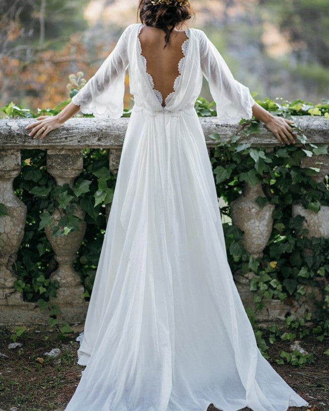 Chiffon Wedding Dress