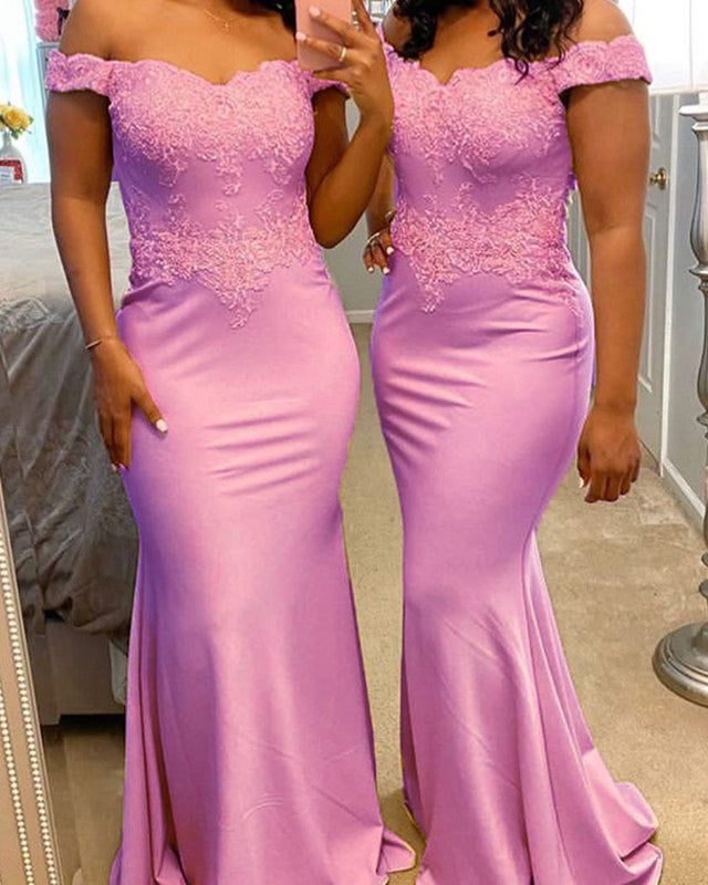 Lilac Bridesmaid Dresses Mermaid