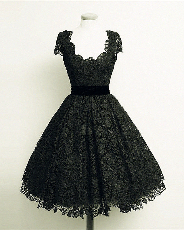 Vintage 1950s Lace Bridesmaid Dresses Tea Length Cap Sleeves Lisposa Vintage 1950s Lace Bridesmaid Dresses Tea Length Cap Sleeves Lisposa
