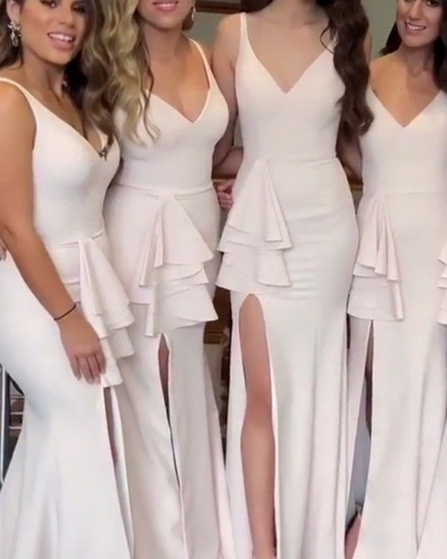 Nude Pink Mermaid Dresses