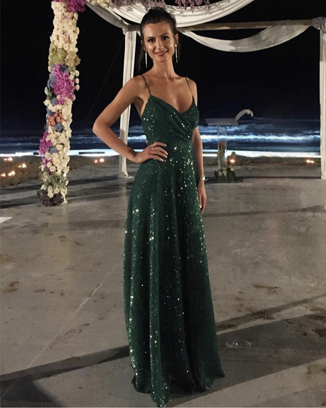 Long V Neck Glitter Tulle Bridesmaid Dresses Lisposa Long V Neck Glitter Tulle Bridesmaid Dresses Lisposa