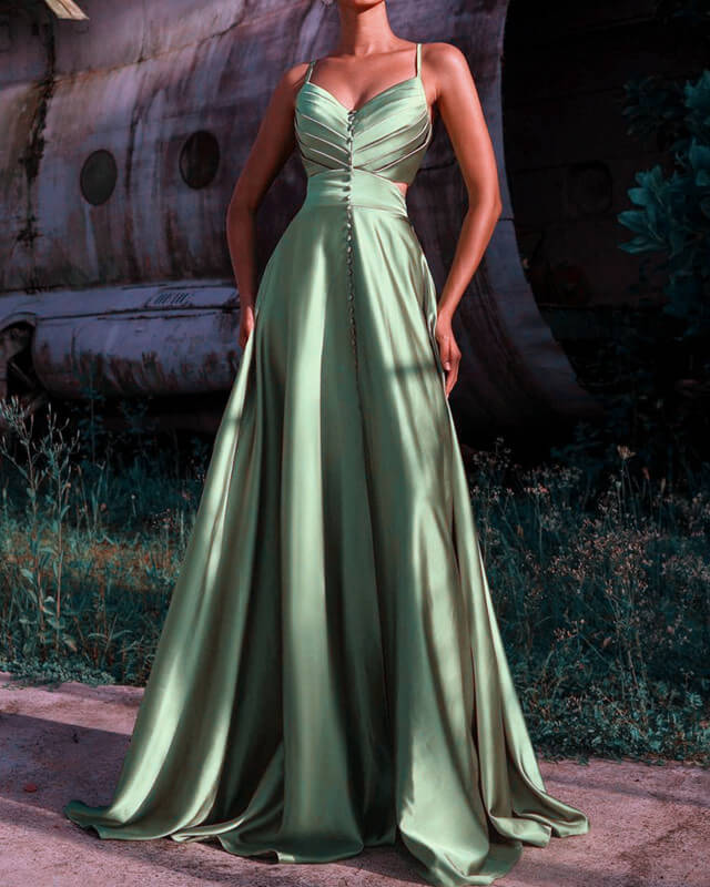 Light Green Dress Long Green Tulle Lace Long Prom Dress Green