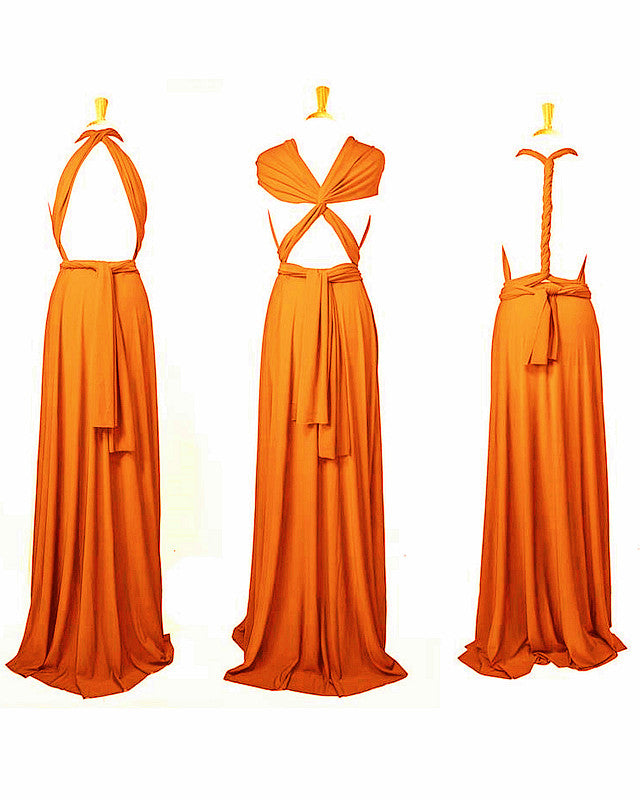 Burnt Orange Bridesmaid Dresses Infinity