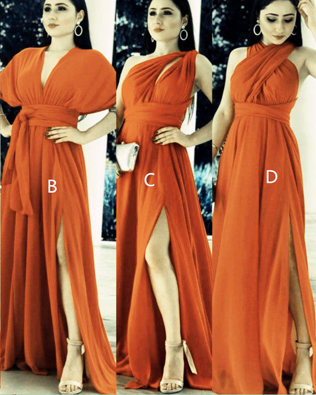 Burnt Orange Bridesmaid Dresses Infinity