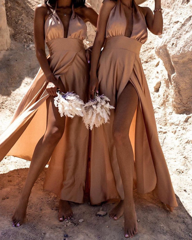 Champagne Bridesmaid Dresses Satin Mismatched Lisposa Champagne Bridesmaid Dresses Satin Mismatched Lisposa