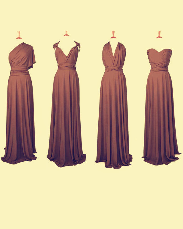 Copper Bridesmaid Dresses Infinity