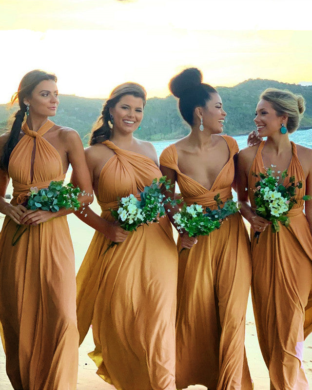Mauve Bridesmaid Dresses Convertible – Lisposa