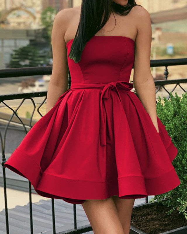 Red Homecoming Dresses Cute
