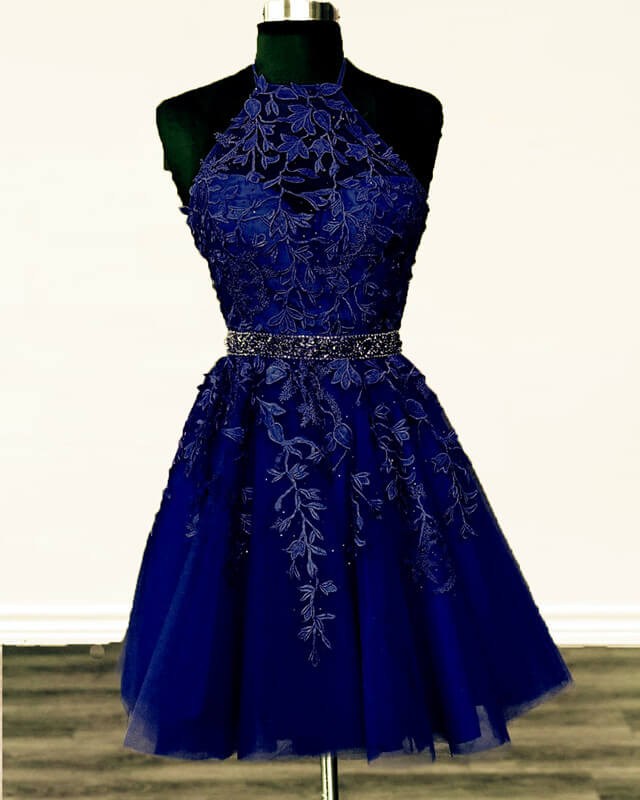 Navy Blue Hoco Dress 2023