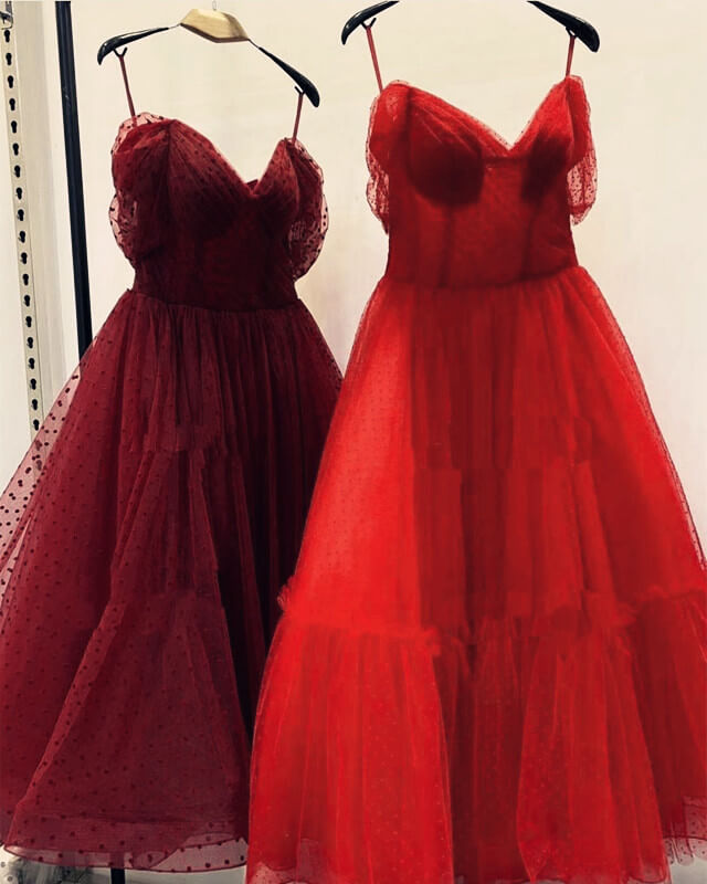 Midi Tulle Homecoming Dresses