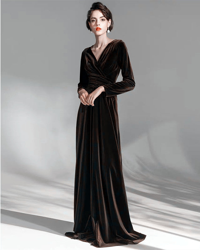 Velvet Mermaid Bridesmaid Dresses Leg Slit Lisposa Velvet Mermaid Bridesmaid Dresses Leg Slit Lisposa