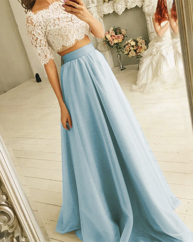 Rustic Boho Bridesmaid Dresses Two Piece