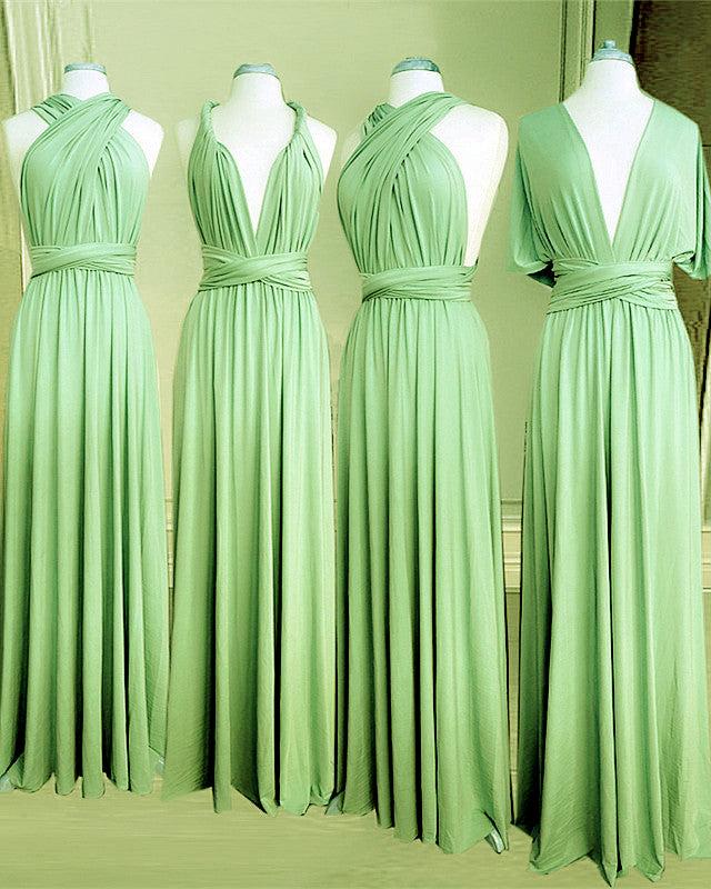 Sage Green Infinity Dress