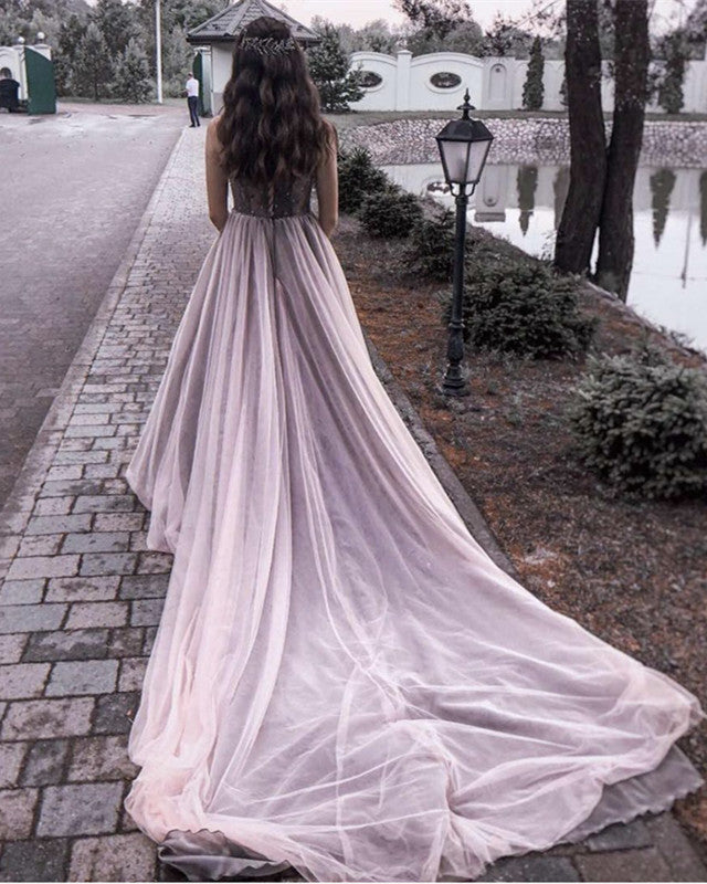 mauve bohemian dress Cotton Candy LA Cherished Moments Mauve Print Lace-Up Midi Dress - Size M - Boho Leaf Print - A-Line - Halter Neckline
