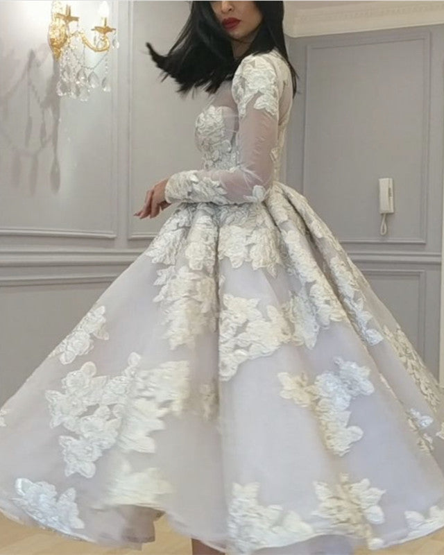 Sequins Lace Ball Gown