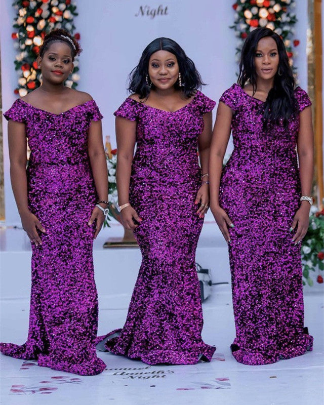 Sparkly Mermaid Sequins Bridesmaid Dresses Lisposa Sparkly Mermaid Sequins Bridesmaid Dresses Lisposa