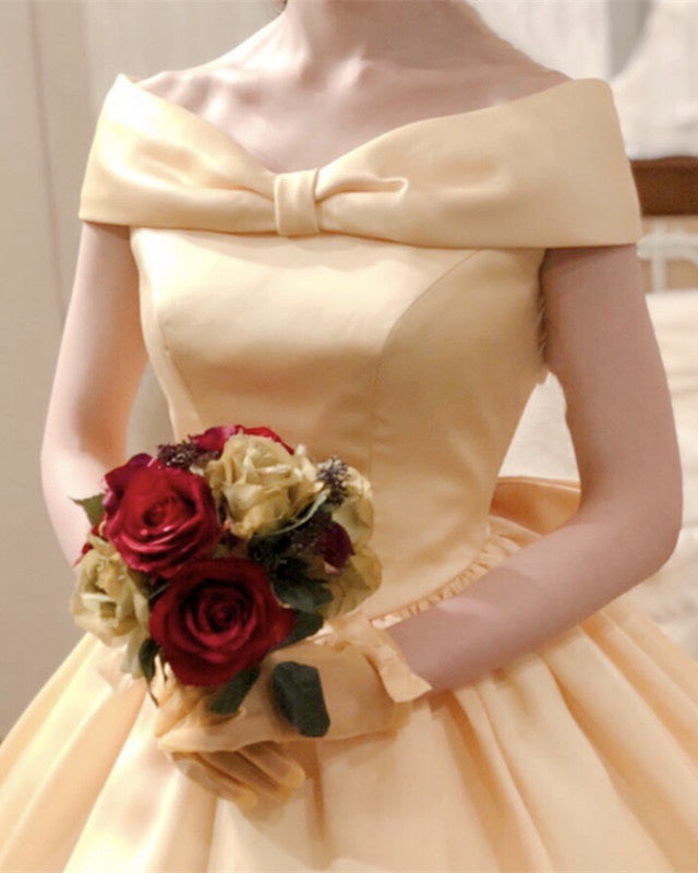 Simple Off The Shoulder Ball Gown Quinceanera Dresses