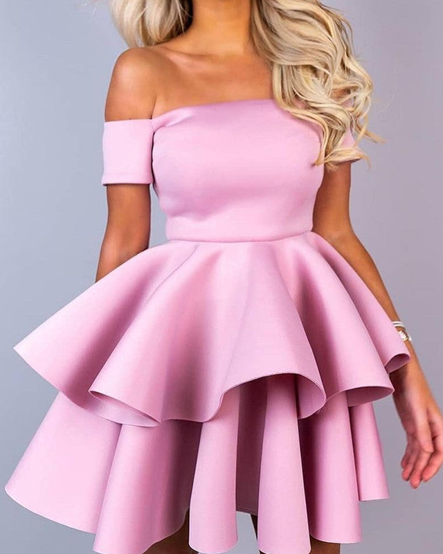 Short Pink Homecoming Dresses 2022