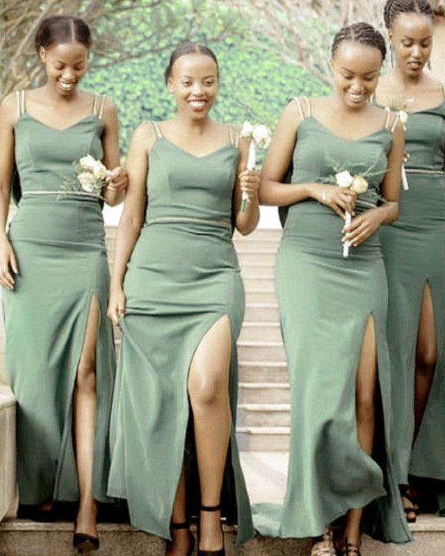 Mermaid Bridesmaid Dresses Multi Straps Side Split Lisposa Mermaid Bridesmaid Dresses Multi Straps Side Split Lisposa