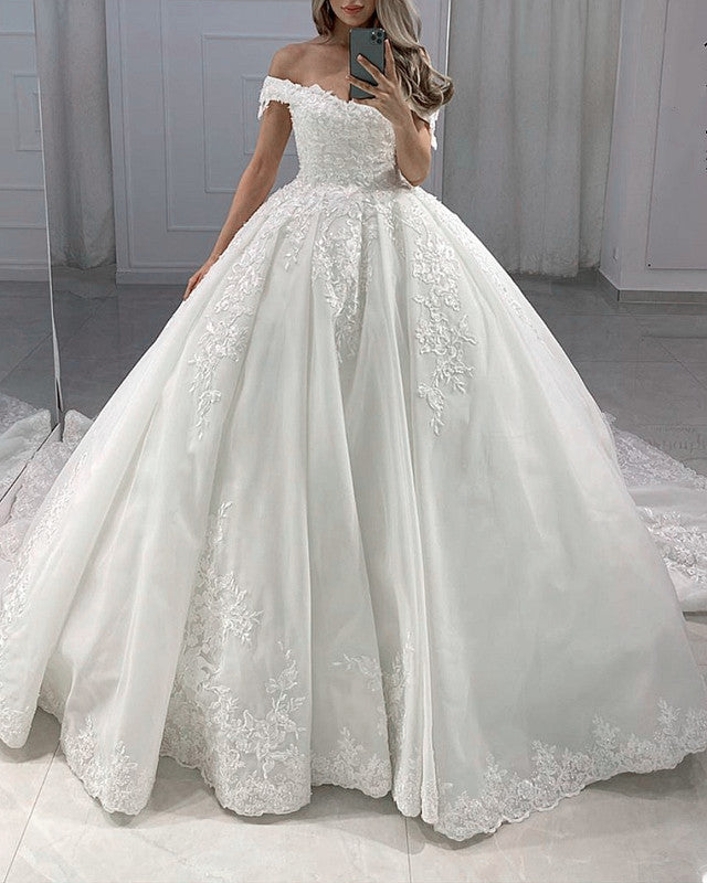 Organza Wedding Dress Ivory