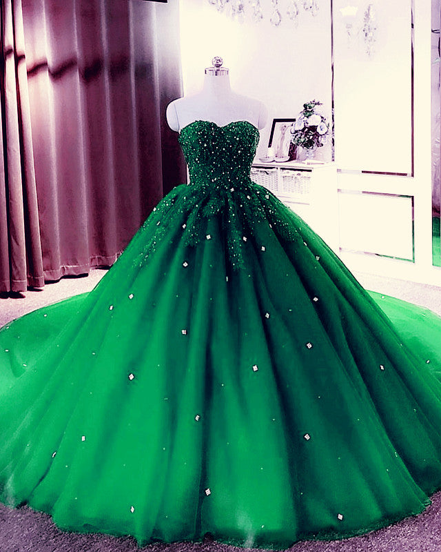 Green Wedding Dress For Bride
