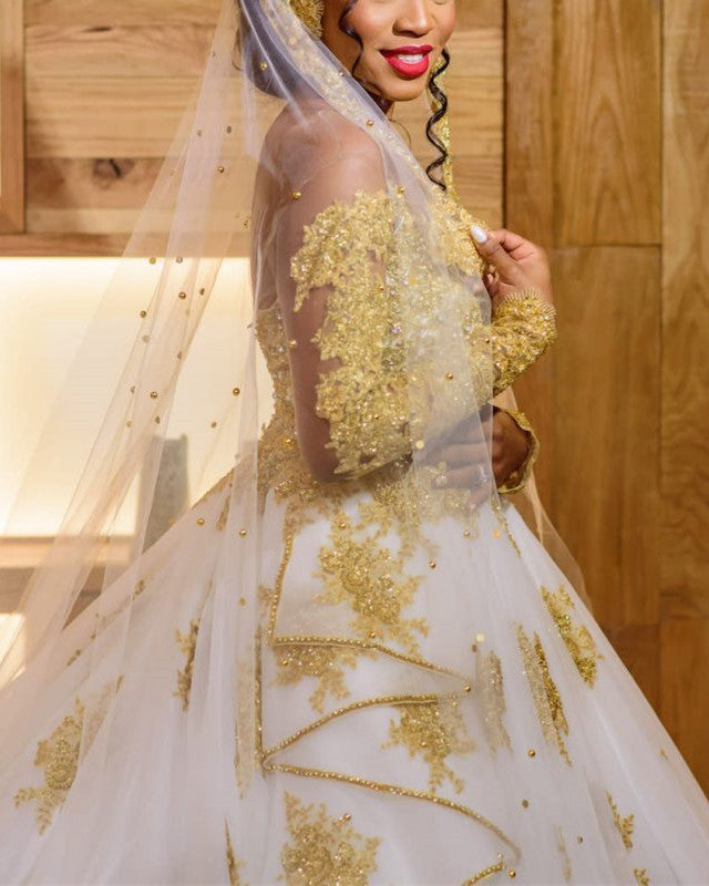 Gold Bridal Dresses