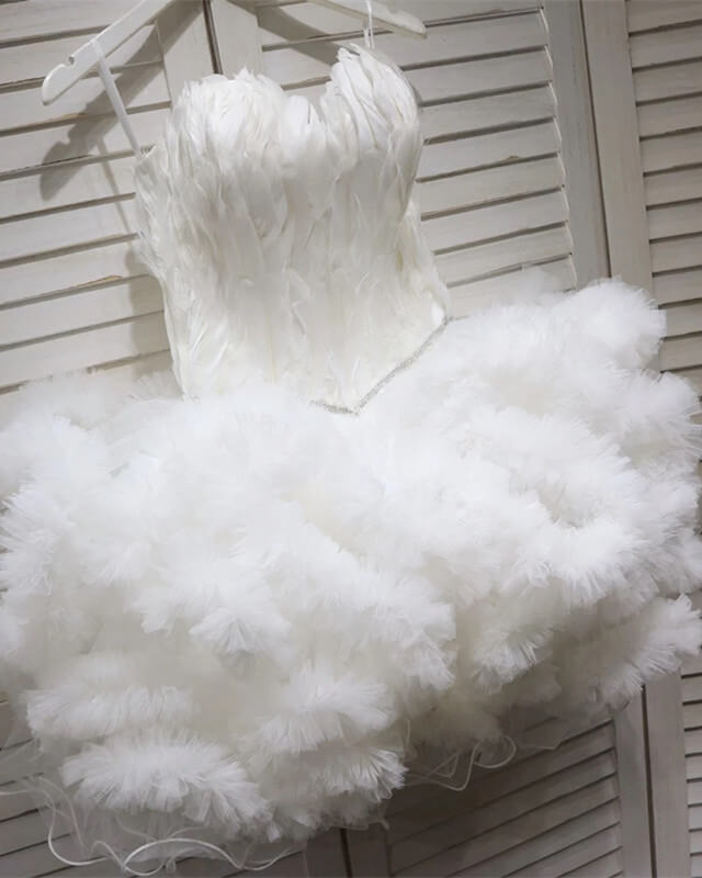 feather rehearsal dinner dress Elopment Silk Silk , rehearsal dinner dress, bridal shower dress, dress with ostrich feather, Bridesmaid dress, wedding reception dress