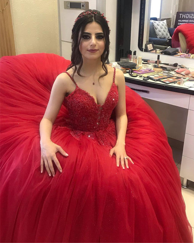Red Quinceanera Dresses