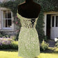 Short Tight Lace Corset Hoco Dress