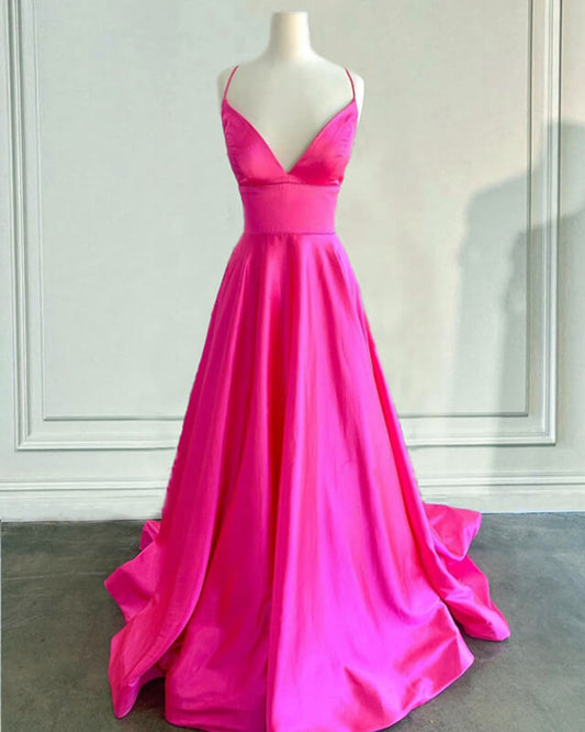 Barbie Pink Satin Ball Gown