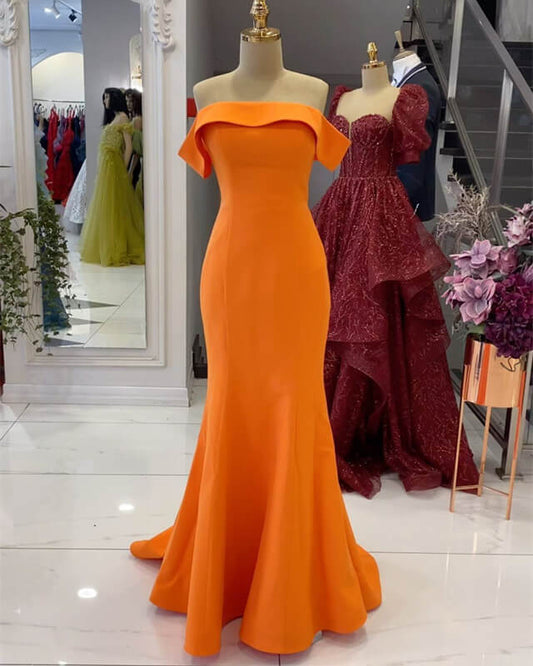 Orange Prom Dress 2025