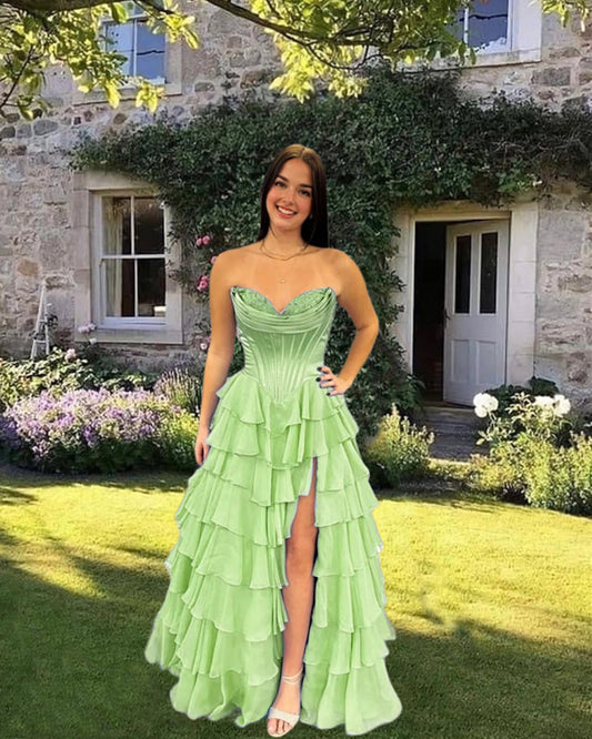 Sage Prom Dress 2025