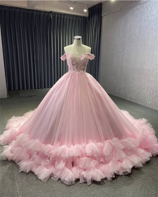 Pink 15 Ball Gown