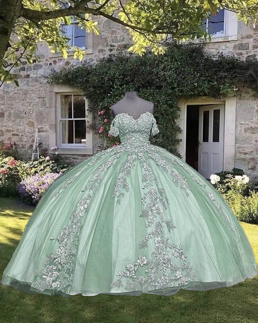 Light Green 15 Dress