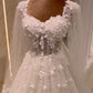 Tulle Princess Wedding Dresses Long Sleeve With 3D Flowers