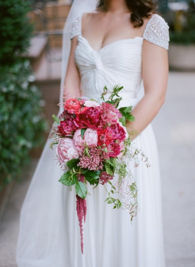 Rustic Style Long Chiffon Beach Wedding Dresses With Pearl Beading Cap Sleeves