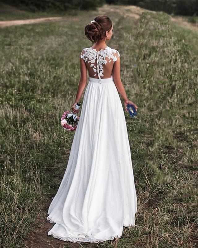 In-Stock-Chiffon-Wedding-Dresses-For-Beach-Bride-2019-New-Arrivals
