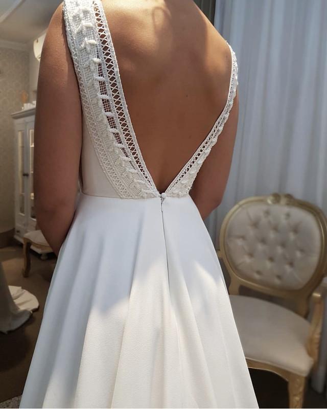 Open Back Wedding Dress