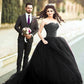 Black Corset Wedding Dresses
