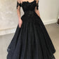 Black Wedding Dress Glitter