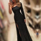 Black Sequins Bridesmaid Dresses