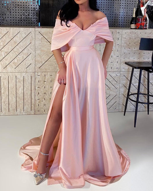 Blush Prom Dresses Long