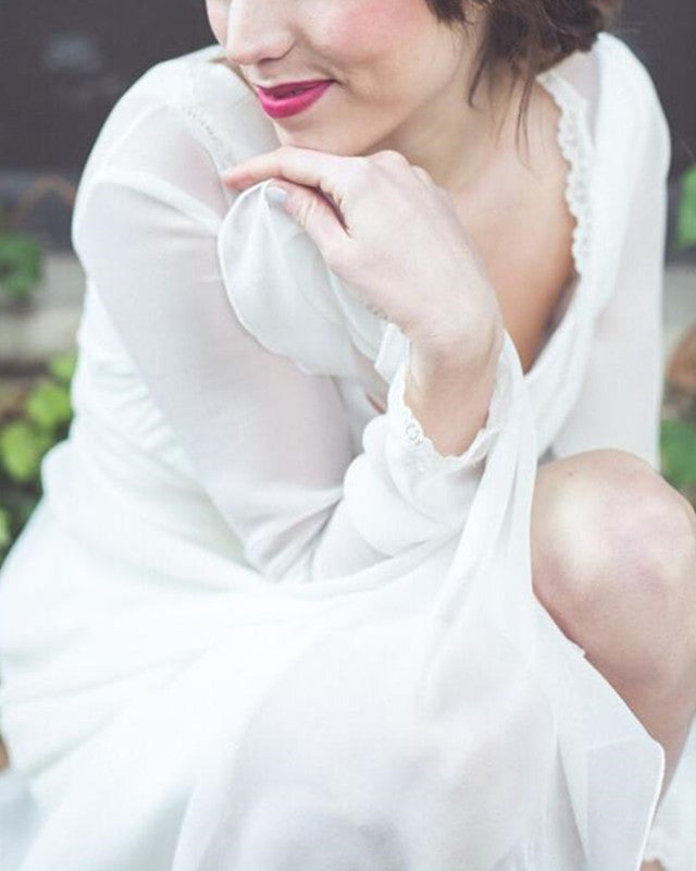 Sleeves Wedding Dress