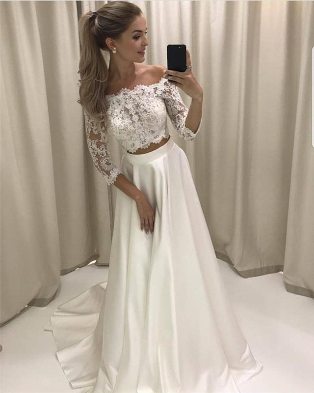 Two Piece Wedding Gowns