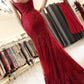 Red Mermaid Bridesmaid Dresses