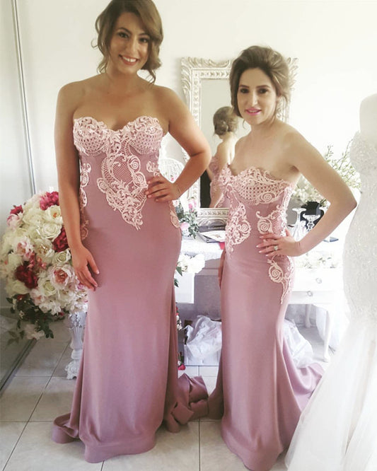 Mauve Pink Bridesmaid Dresses