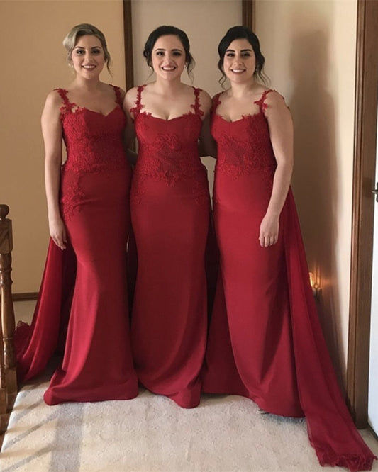 Red Bridesmaid Dresses