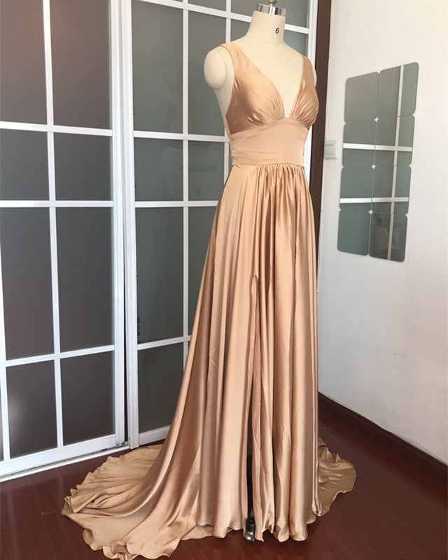 Bridesmaid Dresses Gold